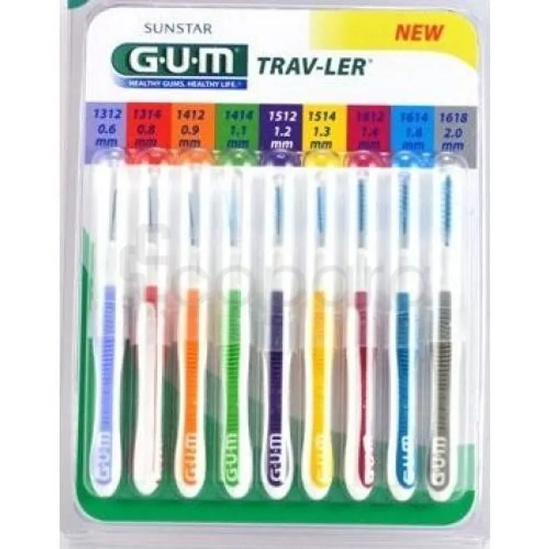 Gum Multi-pack Trav-ler Boite De 9 Reference 1699