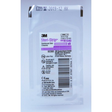 3m Steri-strip 3mm*75mm Boite De 1 Reference R1540