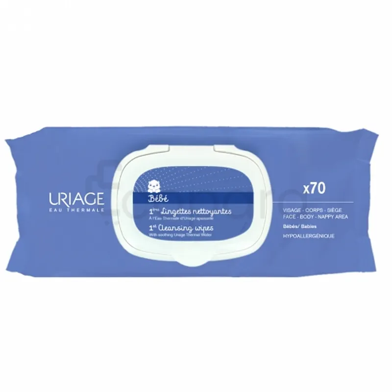 Uriage Bebe 1ere Lingettes Nettoyantes B70