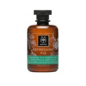 Apivita Gel Douche Rafraichissant Figue 300ml