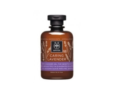 Apivita Gel Douche Lavande Peaux Sensibles 300ml