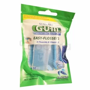 Gum Easy Flossers Menthole Cire Boite De 30 Reference 890