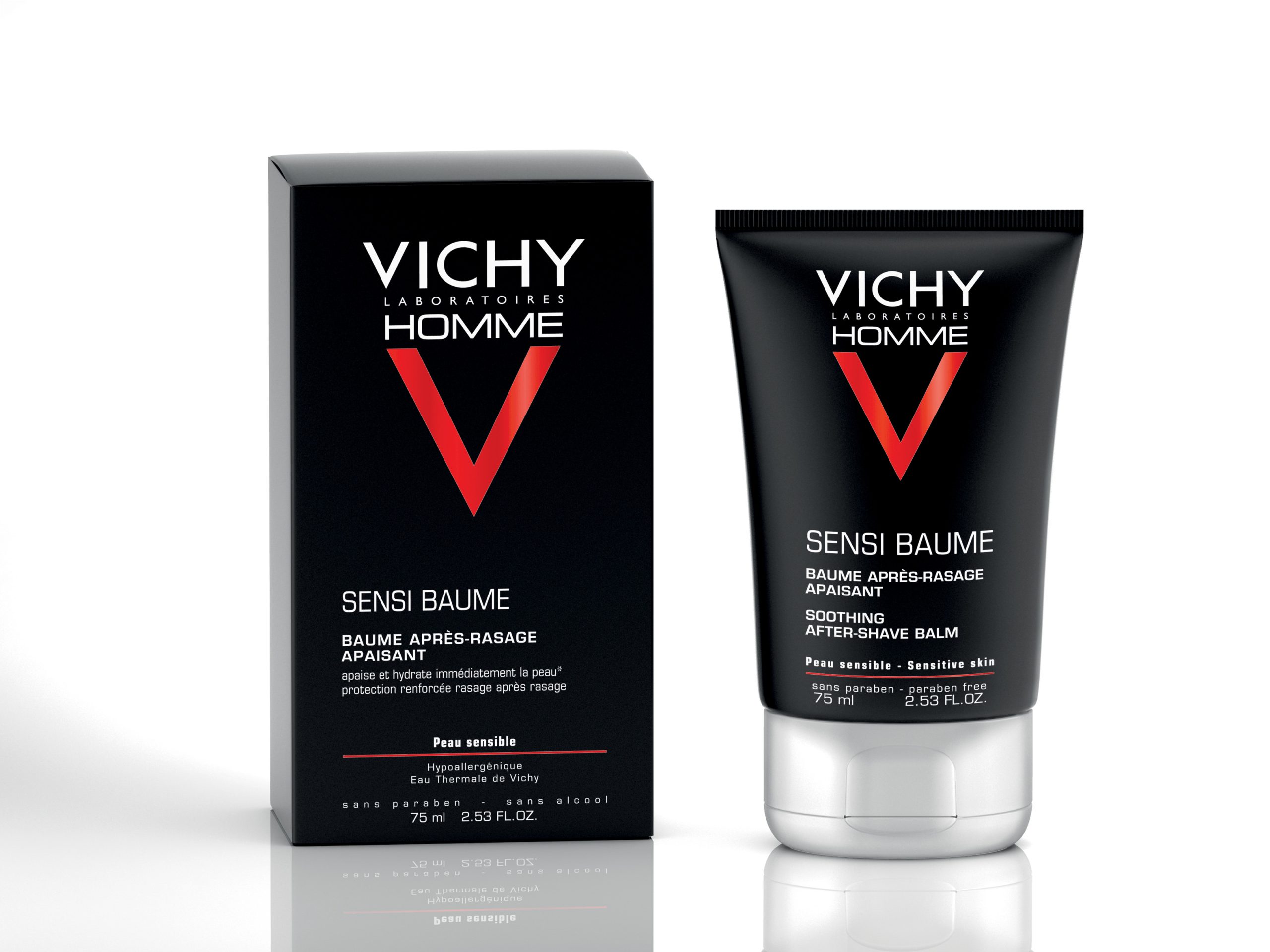 Vichy Homme Sensi Baume Apres-rasage Apaisant 75ml