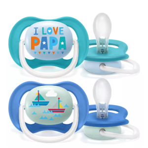 Avent Sucette Ultra Air Happy 6-18mois Reference Scf080/03