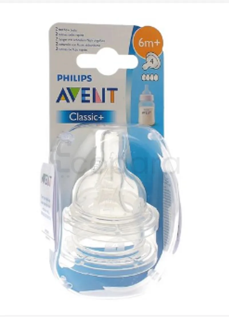 AVENT CLASSIQUE 2 TETINES-6M+ / 4T