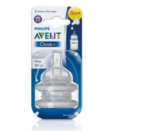 AVENT CLASSIQUE 2 TETINES- 0M+ / 1T