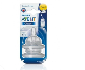 AVENT CLASSIQUE 2 TETINES- 0M+ / 1T