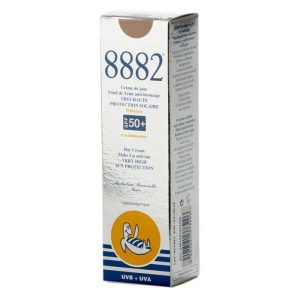 8882 Creme De Jour Fond De Teint Anti-bronzage Spf50+ Teinte Princesse 40ml