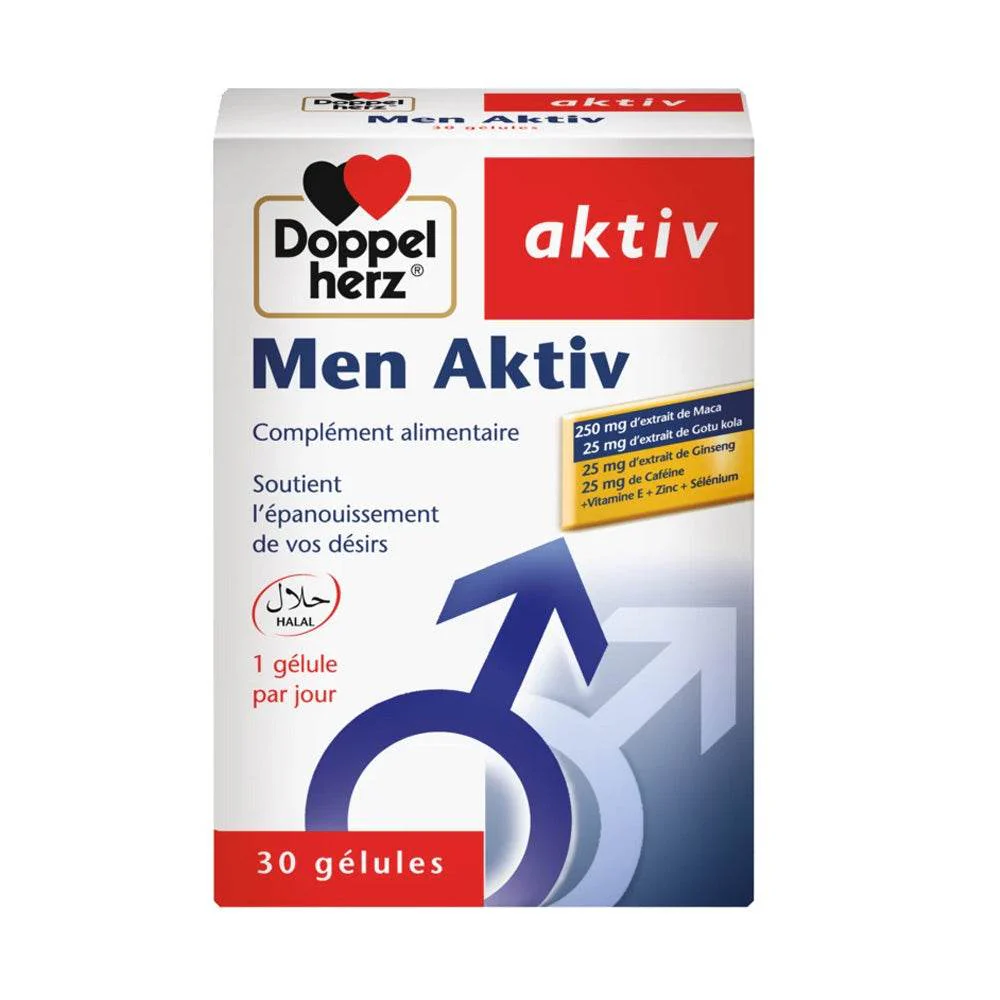 Doppel Herz Aktiv Men Boite De 30 Gelules