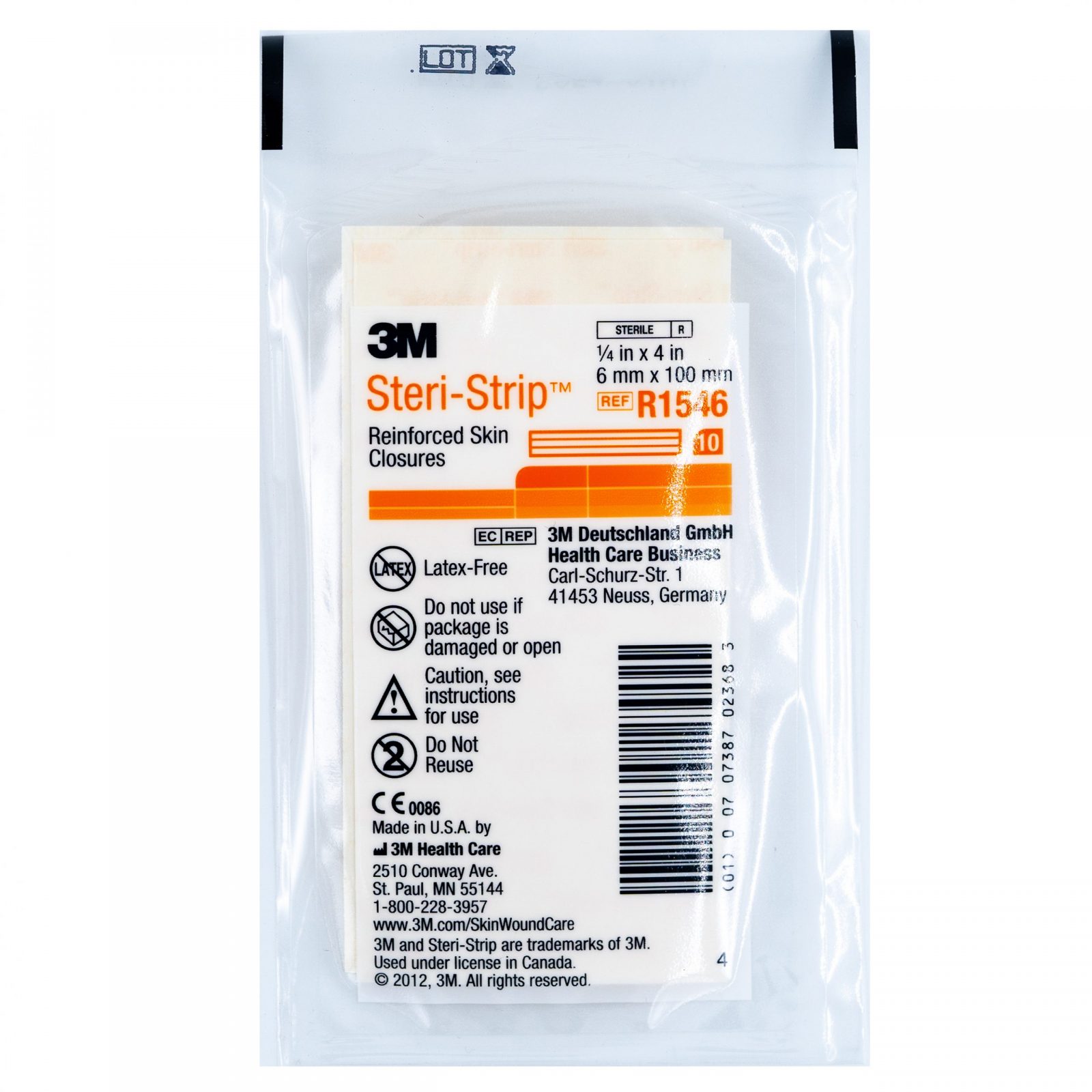 3m Steri-strip 6mm*100mm Reference R1546