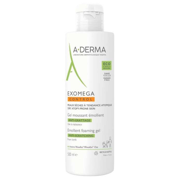 Aderma Exomega Gel Moussant Emollient 500ml