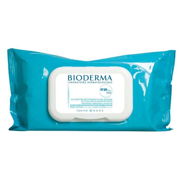Bioderma Abcderm Lingettes Nettoyantes Boite De 60 Ref 028814b