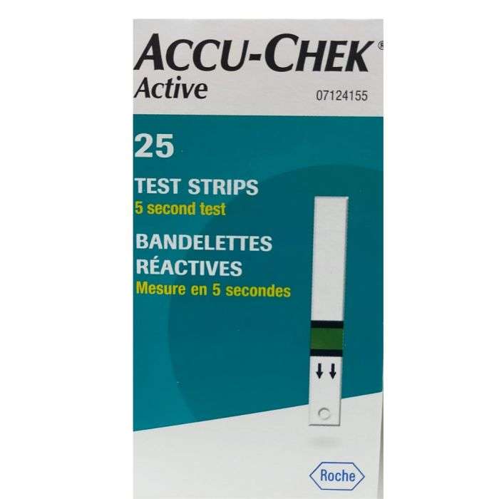 Accu-chek Active Bandelettes Boite De 25