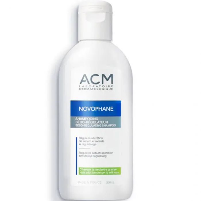 Acm Novophane Shampooing Sebo-regulateur Cheveux Gras 200ml