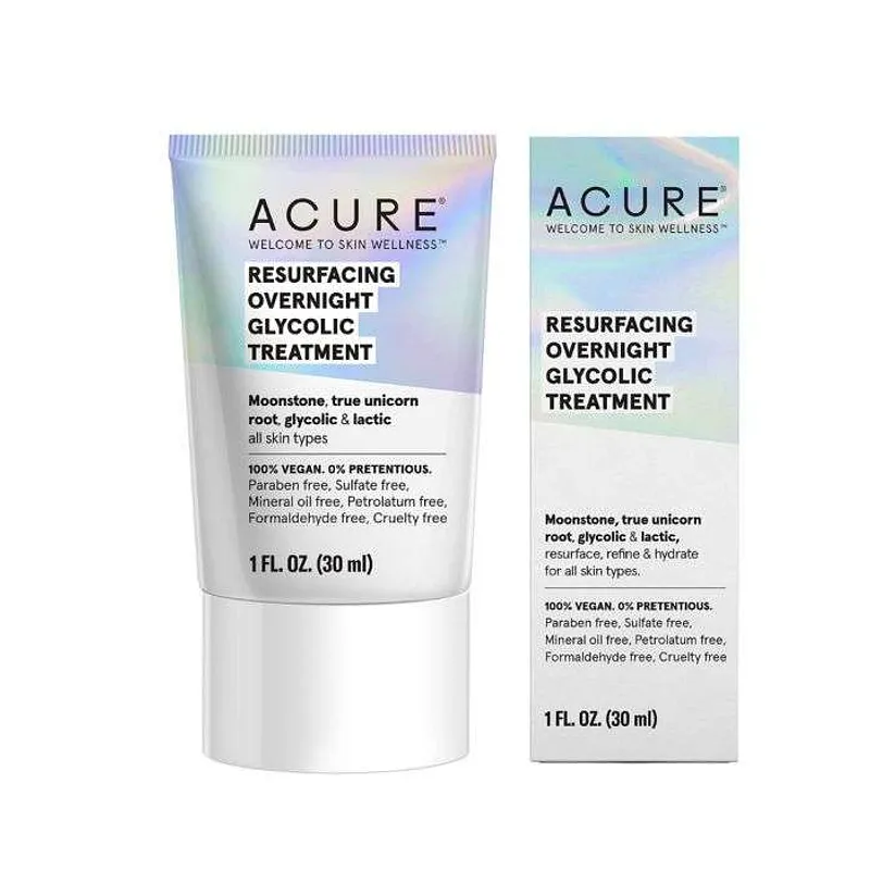 Acure Overnight Glycolic Treatment 30ml
