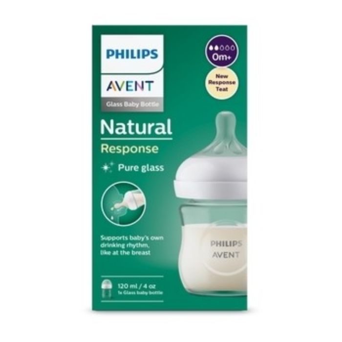 Avent Biberon Natural En Verre 120ml Reference Scf671/17
