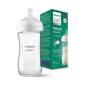 Avent Biberon Natural En Verre 240ml Reference Scf673/17