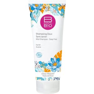 B Com Bio Shampooing Doux Sans Savon Usage Frequent Tous Cheveux 200ml