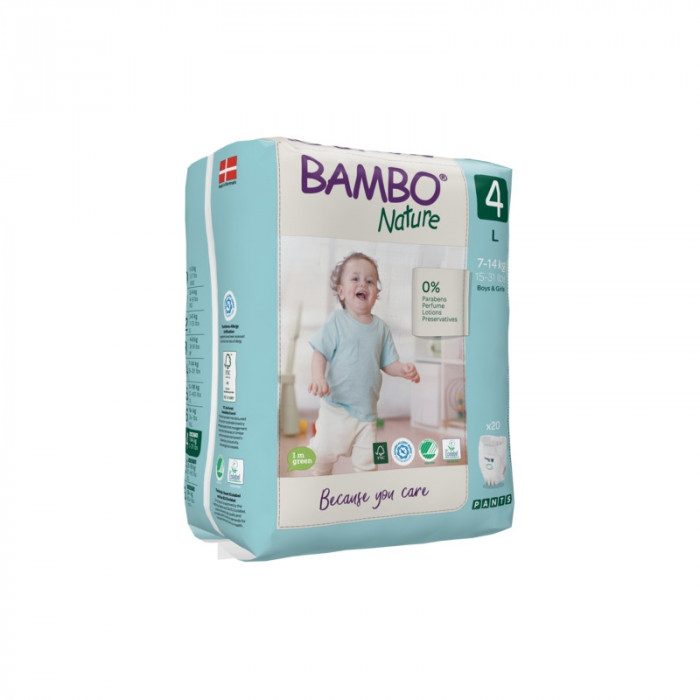 Bambo Nature Culotte D'apprentissage Taille 4 7-14kg Boite De 20