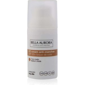 Bella Aurora Cc Creme Anti-tache Spf50 Teinte Medium 30ml