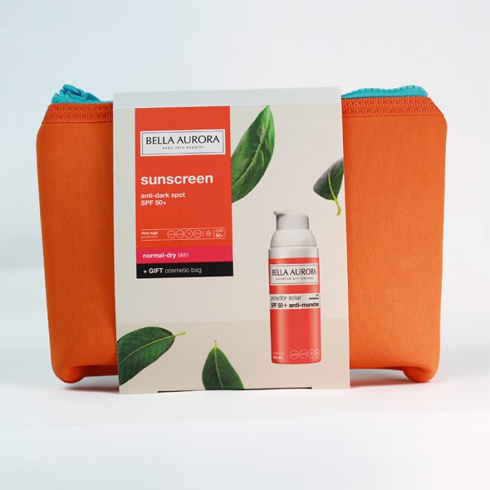 Bella Aurora Trousse Gel-creme Anti-taches Spf50+ Peau Normale A Seche 50ml