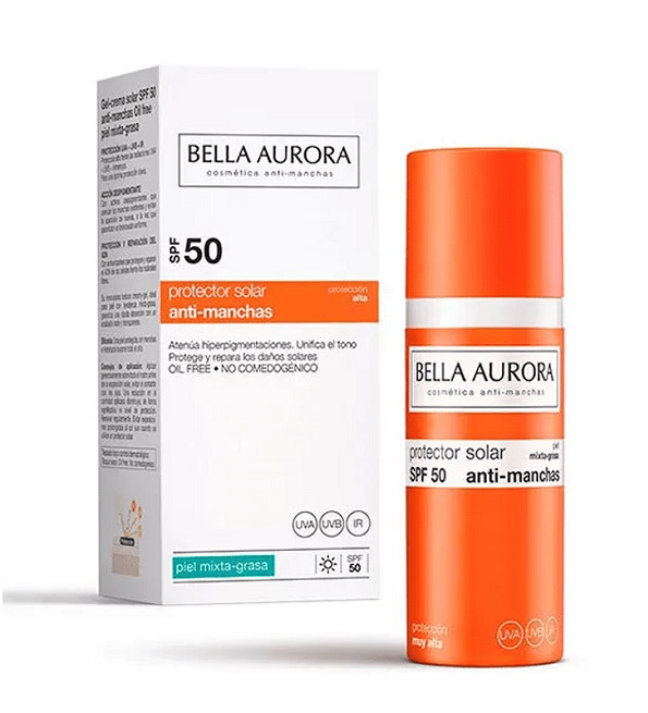 Bella Aurora Gel Solaire Anti-manchas Spf50+ 50ml