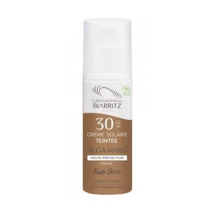 Biarritz Creme Solaire Teintee Spf30 Ivoire 50ml