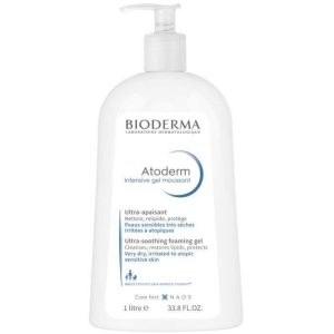 Bioderma Atoderm Intensive Gel Moussant Nettoyant Surgras 1l