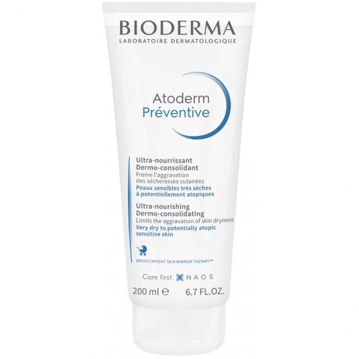 Bioderma Atoderm Preventive Secheresse Creme Nourrissante 200ml