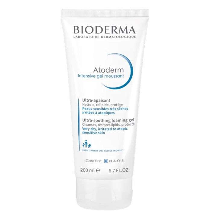 Bioderma Atoderm Intensive Gel Moussant Nettoyant Surgras 200ml