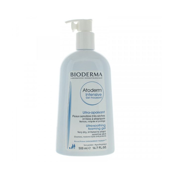Bioderma Atoderm Intensive Gel Moussant Nettoyant Ultra Apaisant 500ml