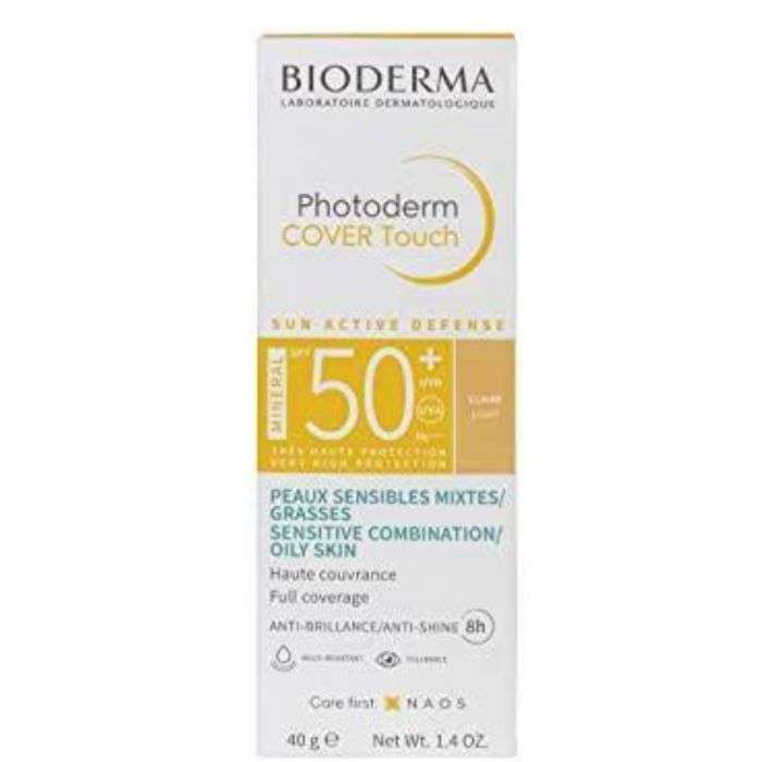 Bioderma Photoderm Cover Touch Spf50+ Teinte Claire Solaire Mineral 40ml