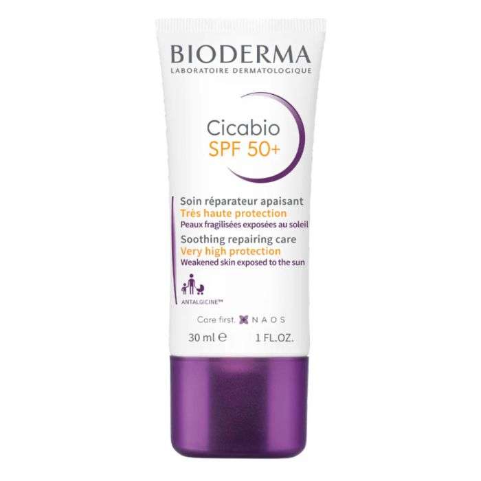 Bioderma Cicabio Spf50+ Soin Reparateur Apaisant 30ml