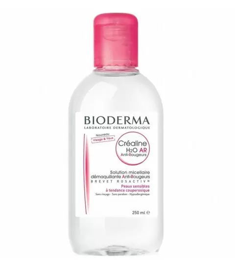 Bioderma Sensibio H2o Ar Solution Micellaire Demaquillante Anti-rougeurs 250ml