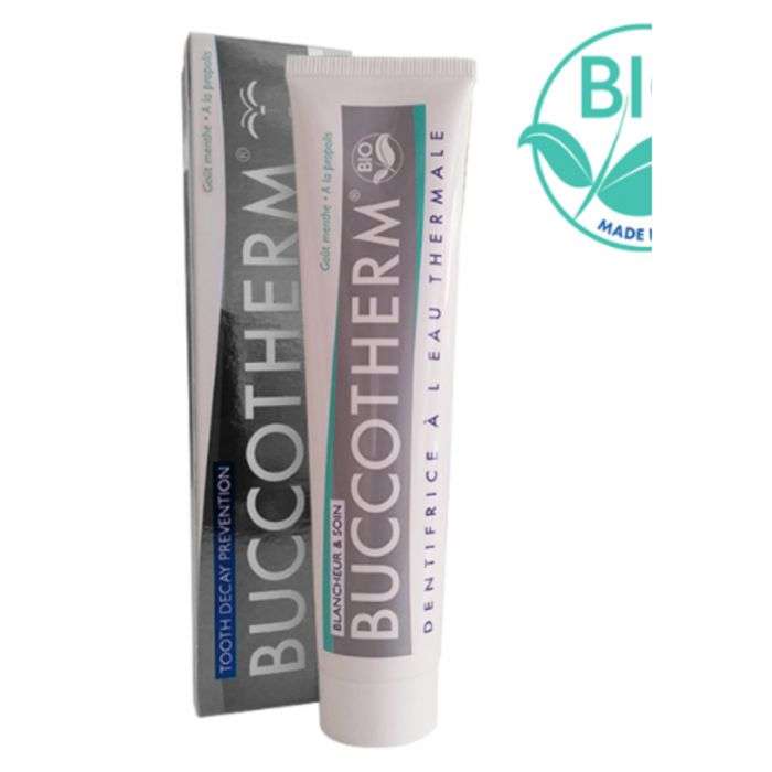 Buccotherm Dentifrice Blancheur Et Soin Bio Gout Menthe 75ml