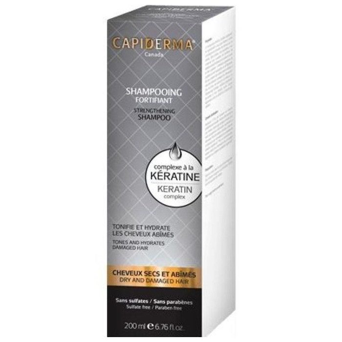 Capiderma Shampooing Fortifiant Complexe A La Keratine 200ml