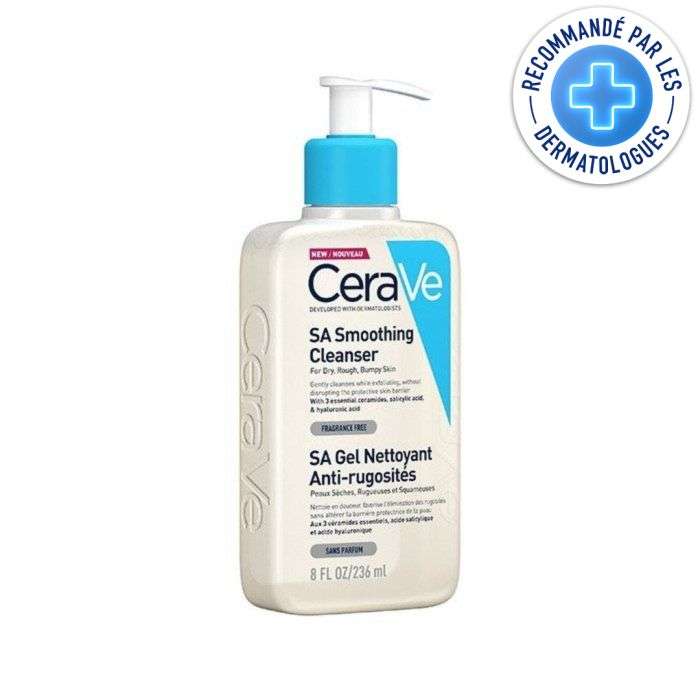 Cerave Sa Gel Nettoyant Anti-rugosites Peau Seche Et Rugueuse 236ml