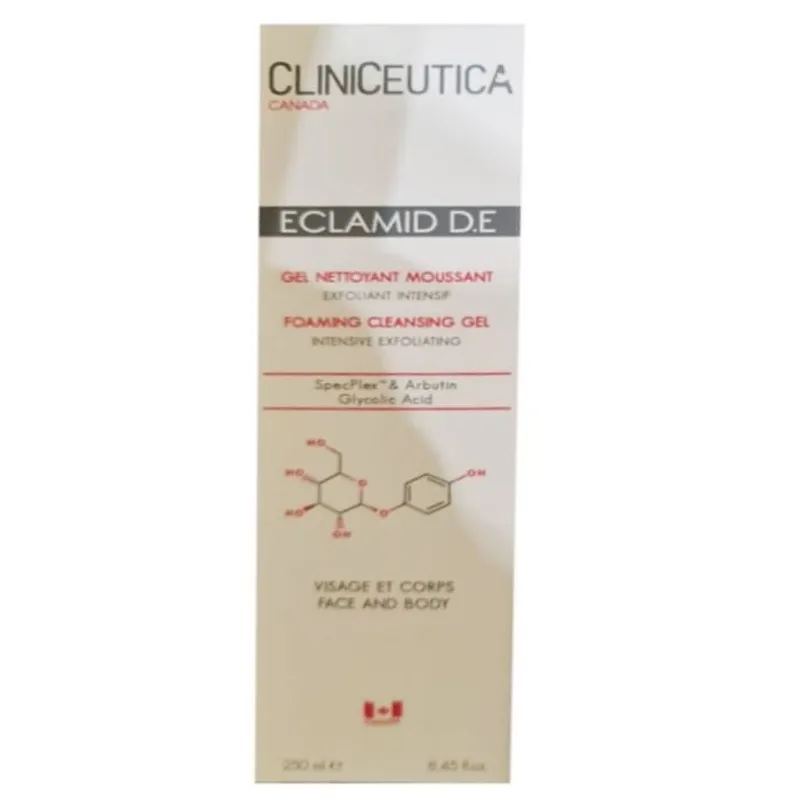 Cliniceutica Eclamide D.e Gel Nettoyant Moussant 250ml