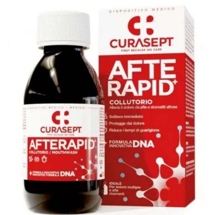 Curasept Afte Rapid Collutorio Bain De Bouche 125ml