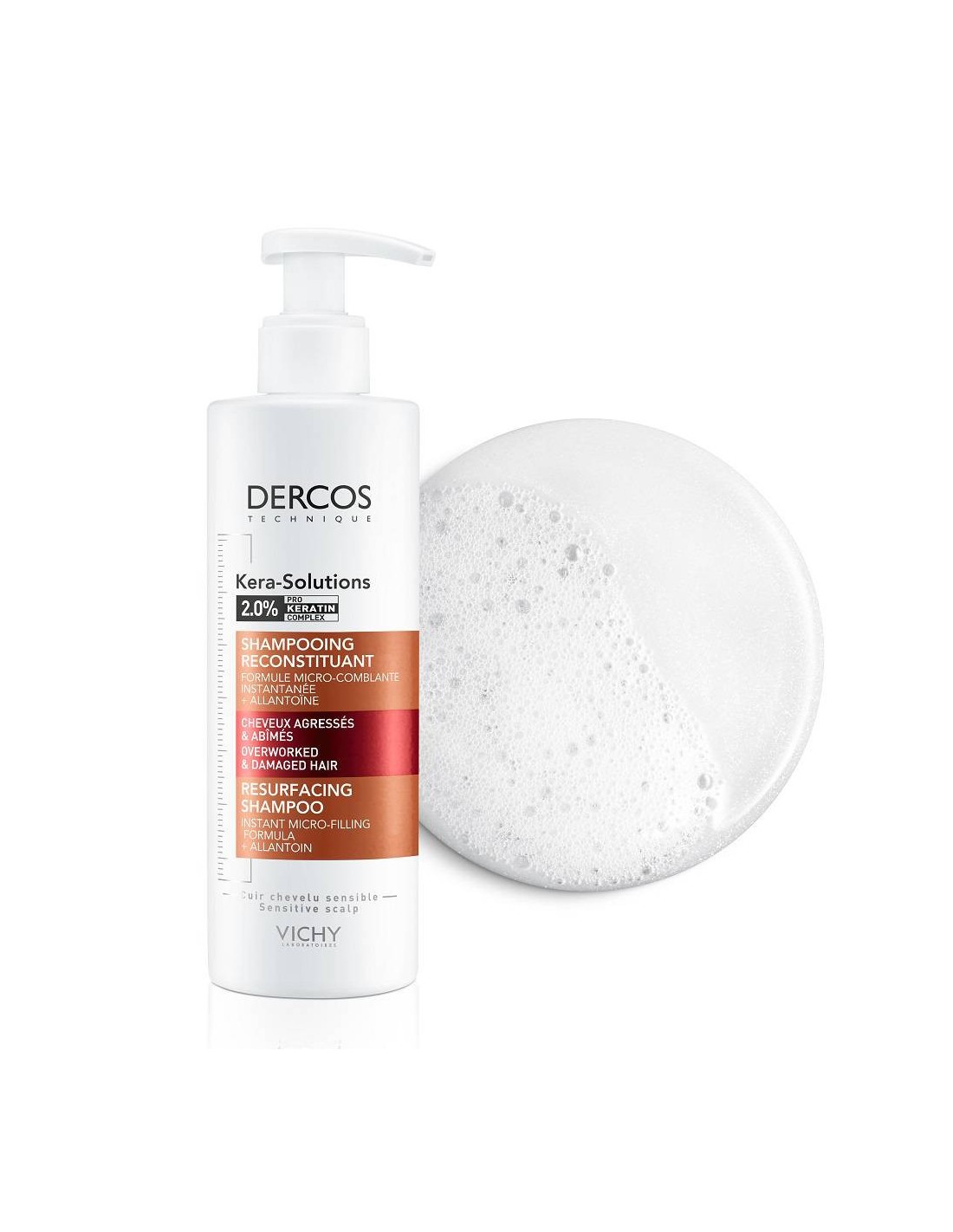 Vichy Dercos Kera-solutions 2.0% Shampooing 250ml