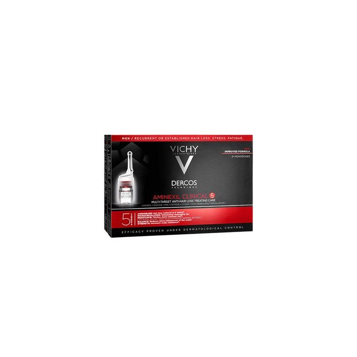 Vichy Dercos Aminexil Pro Traitement Anti-chute Homme Boite De 12 Ampoules