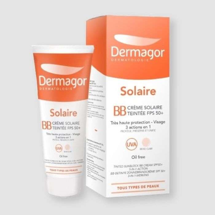 Dermagor Bb Creme Solaire Teintee Spf50 Uva Beige Clair 50ml