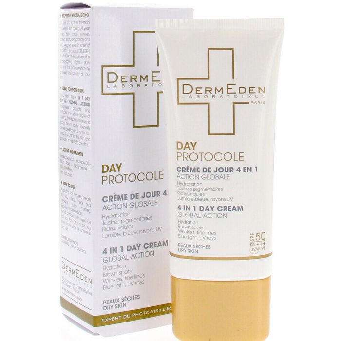 Dermeden Day Protocole Creme De Jour Anti-age Peaux Seches 50ml