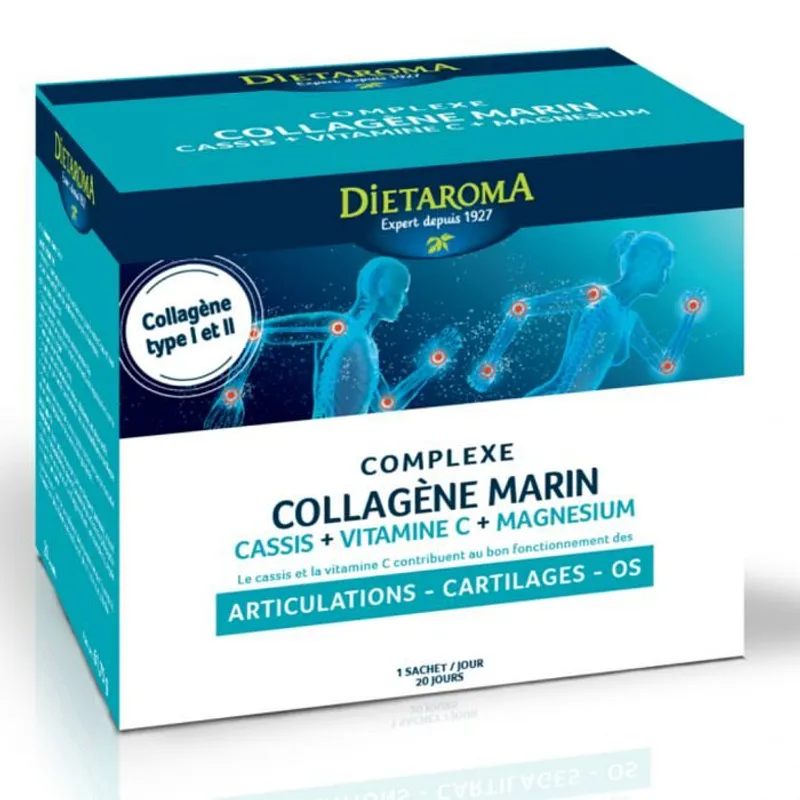 Dietaroma Complexe Collagene Marin Boite De 20 Sachets