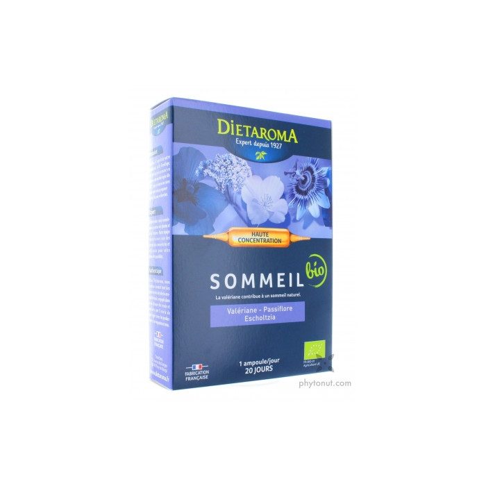 Dietaroma Sommeil Bio Boite De 20 Ampoules