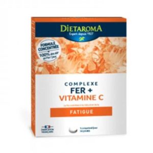 Dietaroma Complexe Fer + Vitamine C Boite De 30 Comprimes