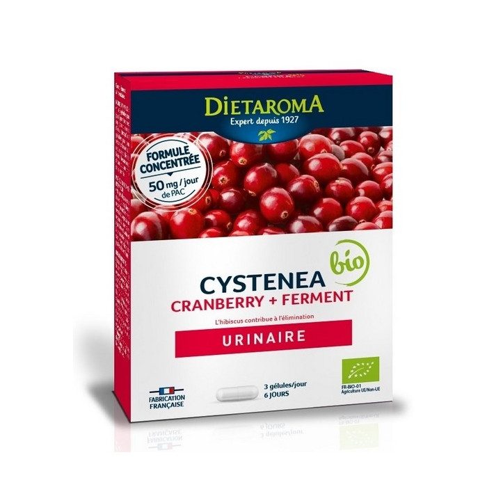 Dietaroma Cystenea Cranberry + Ferment Boite De 20 Gelules