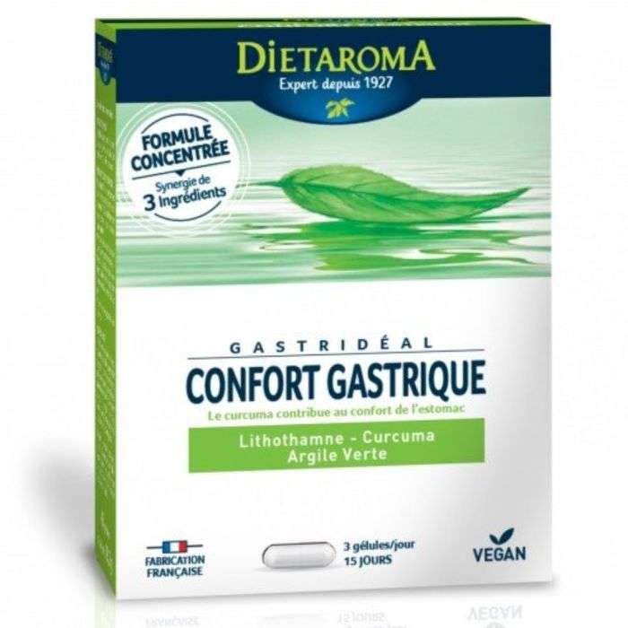 Dietaroma Gastrideal Confort Gastrique Boite De 45 Gelules