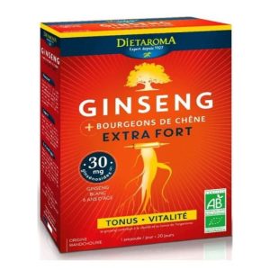 Dietaroma Ginseng Extra Fort Boite De 20 Ampoules