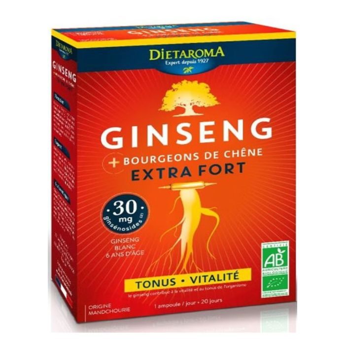 Dietaroma Ginseng Extra Fort Boite De 20 Ampoules